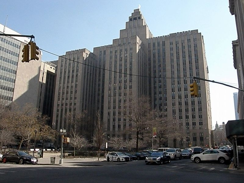 NYC Criminal Courts Building and Men's House of Detention, 100 Centre Street image. Click for full size.