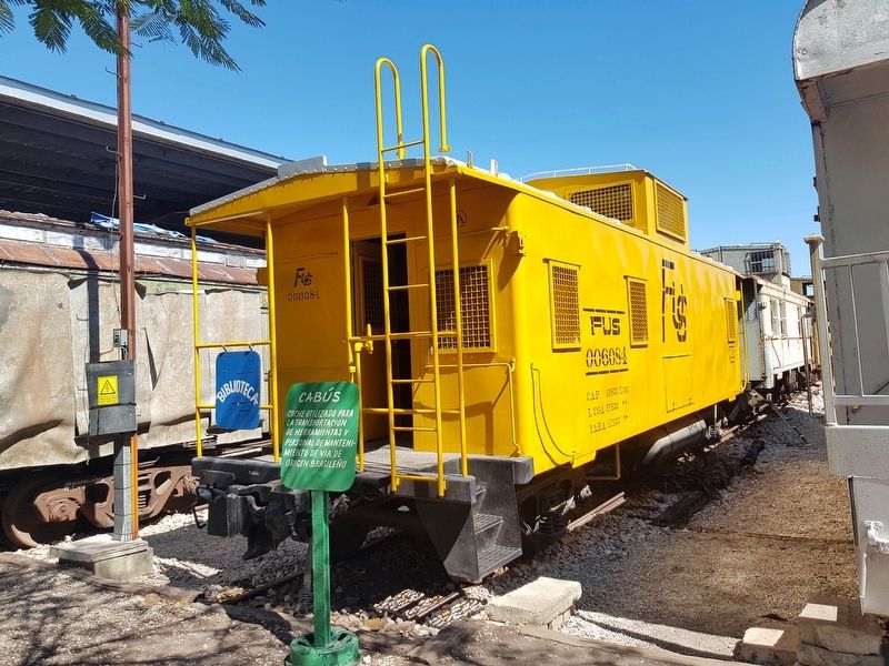 A nearby caboose at the Yucatn Railroad Museum image. Click for full size.