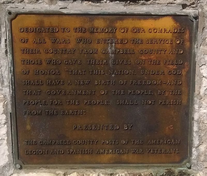 Campbell County War Memorial image. Click for full size.
