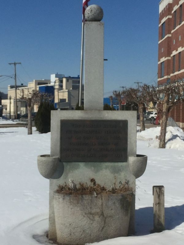 Northeastern Terminal Marker. Click for full size. Northeastern Terminal Marker image. Click for full size.