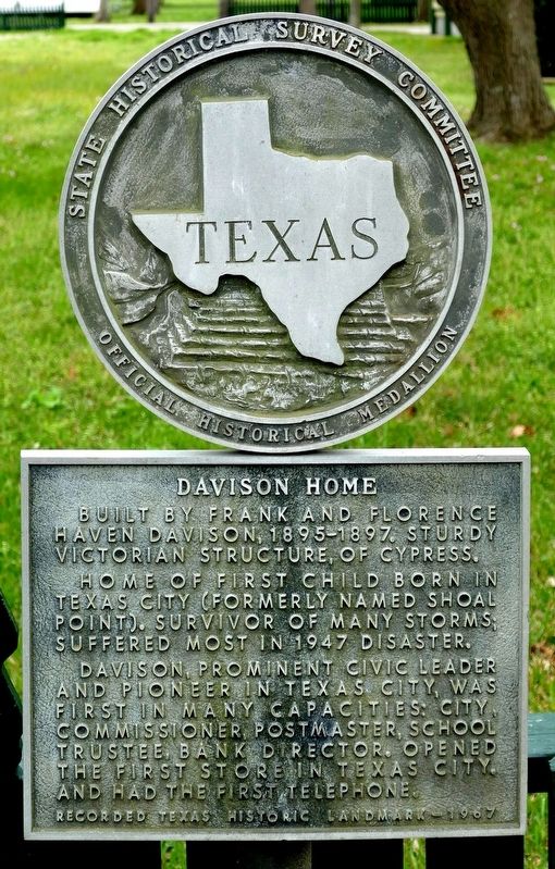Davison Home Marker image. Click for full size.