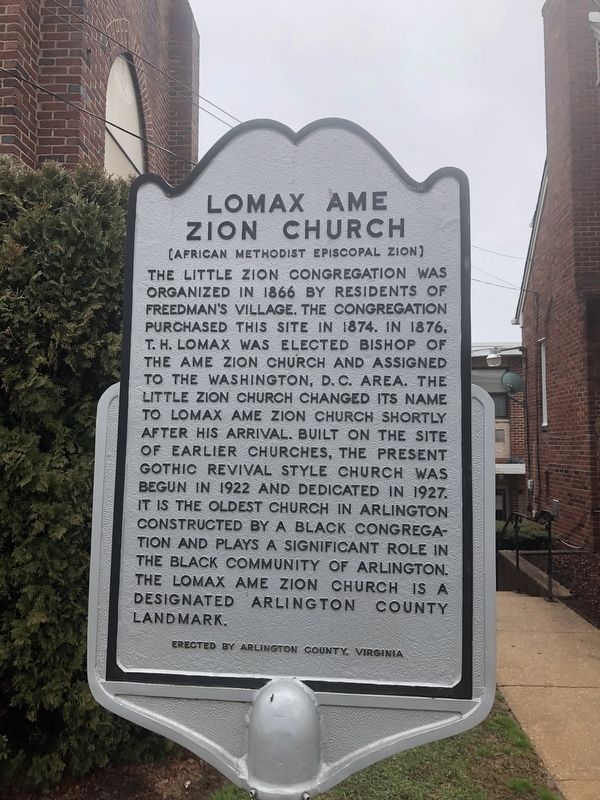 Lomax AME Zion Church Marker image. Click for full size.