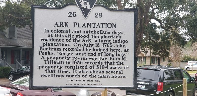 Ark Plantation Marker. Click for full size. Ark Plantation Marker image. Click for full size.