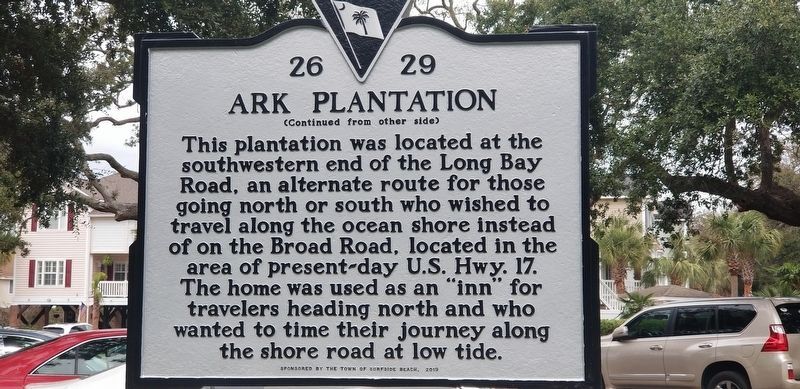 Ark Plantation Marker. Click for full size. Ark Plantation Marker image. Click for full size.