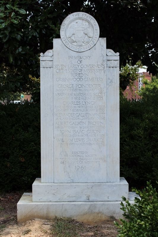 Mississippi Governors Memorial image. Click for full size.