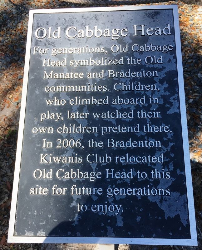 Old Cabbage Head Marker image. Click for full size.