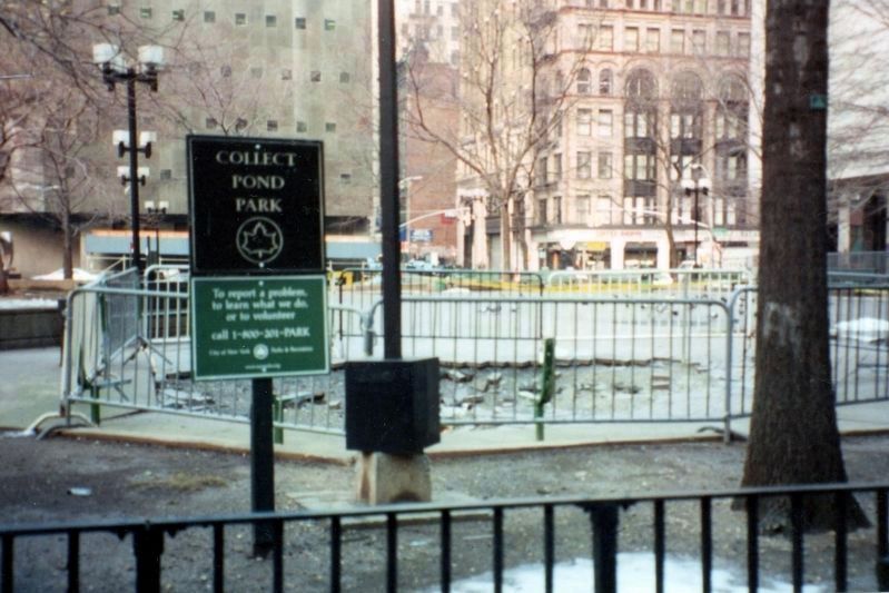 Collect Pond Park Marker. Click for full size. Collect Pond Park Marker image. Click for full size.