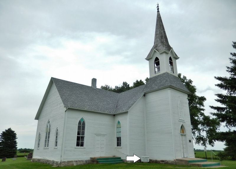 St. Pauli Lutheran Church Marker (<i>wide view</i>). Click for full size. St. Pauli Lutheran Church Marker (<i>wide view</i>) image. Click for full size.