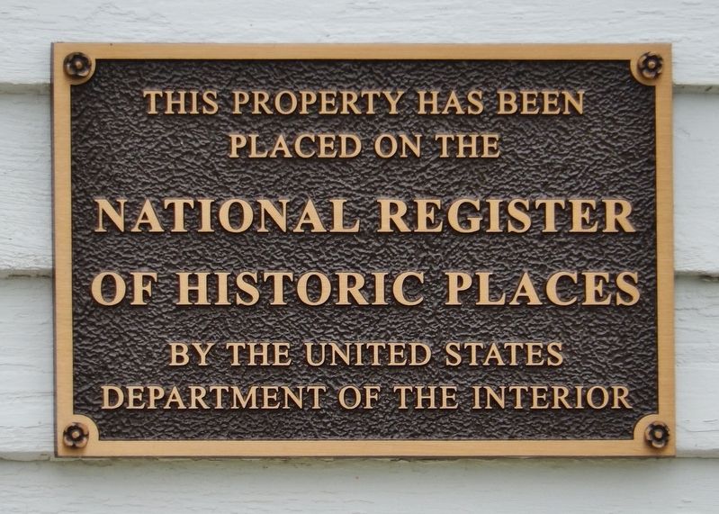 St. Pauli Lutheran Church National Register of Historic Places plaque (<i>right of entrance</i>). Click for full size. St. Pauli Lutheran Church National Register of Historic Places plaque (<i>right of entrance</i>) image. Click for full size.