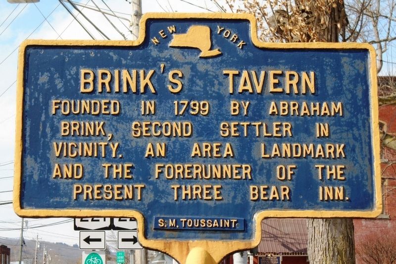 Brink's Tavern Marker image. Click for full size.