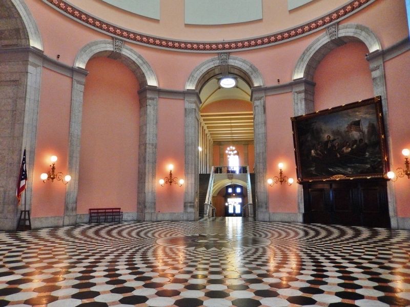 Ohio State House (<i>Rotunda</i>) image. Click for full size.