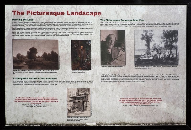 The Picturesque Landscape marker image. Click for full size.