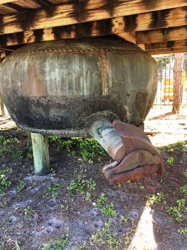 Original Turpentine Still. Click for full size. Original Turpentine Still image. Click for full size.