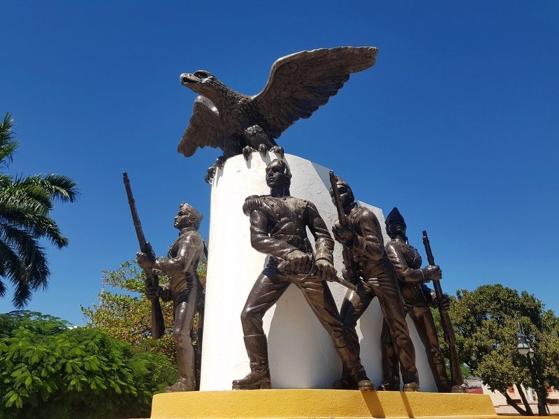Monument to the Children Heroes of Chapultepec detail. Click for full size. Monument to the Children Heroes of Chapultepec detail image. Click for full size.