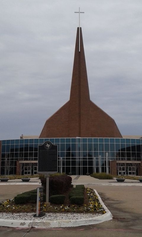 First Baptist Church of Richardson Marker image. Click for full size.