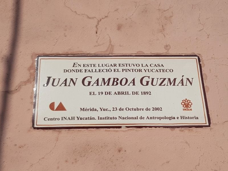 Juan Gamboa Guzmn Marker image. Click for full size.