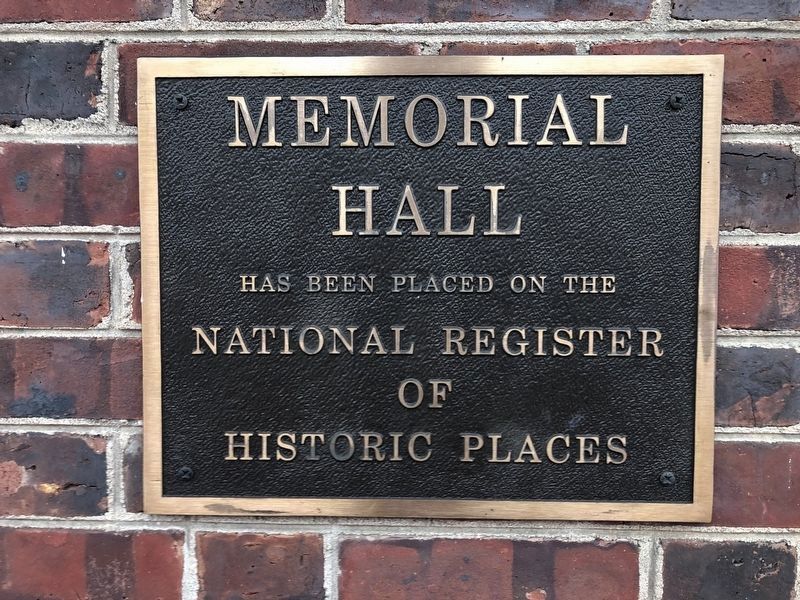 National Register Plaque on the building image. Click for full size.
