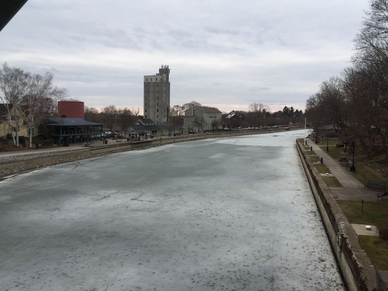 Erie Canal at Auburn Line Park image. Click for full size.