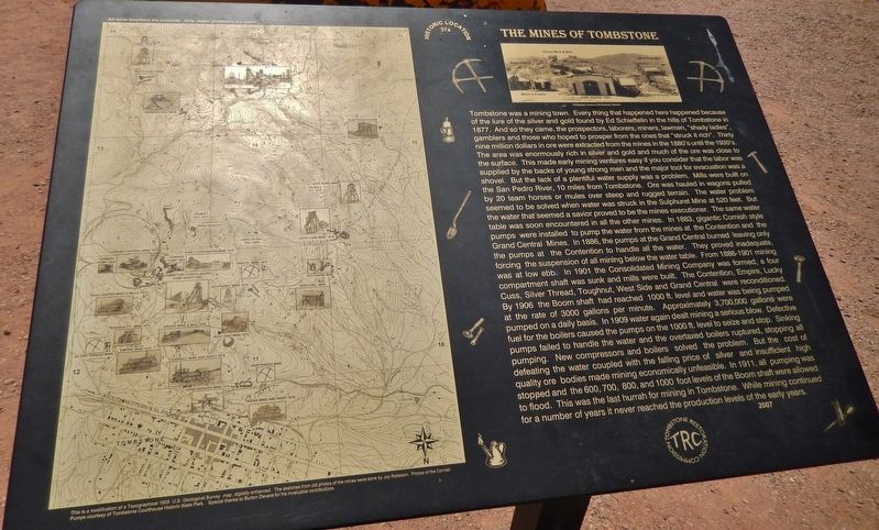 The Mines of Tombstone Marker image. Click for full size.