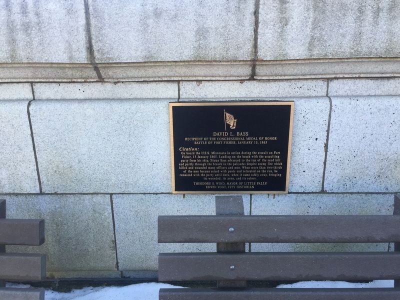 David L. Bass Marker. Click for full size. David L. Bass Marker image. Click for full size.