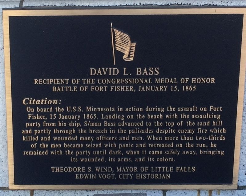 David L. Bass Marker image. Click for full size.