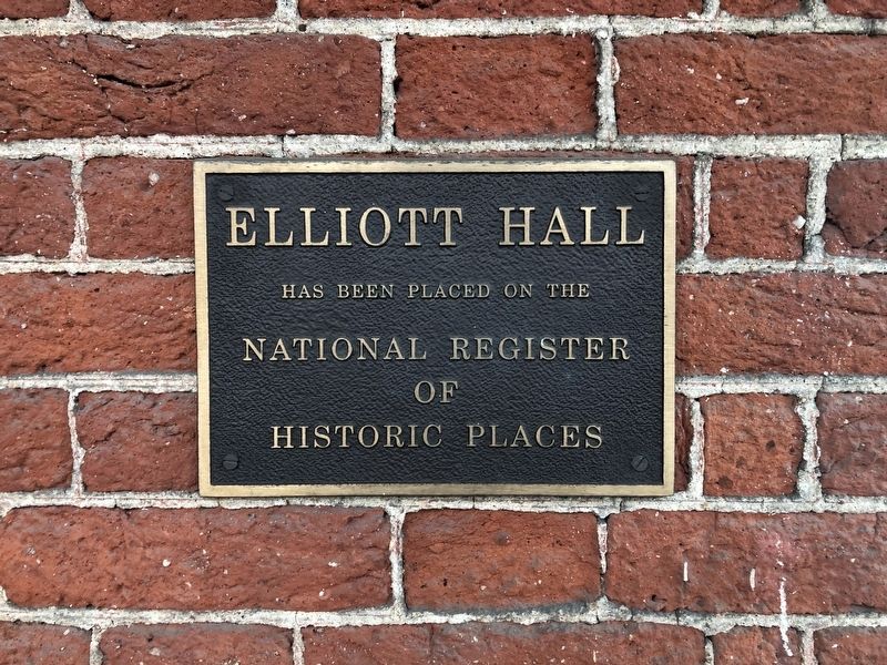 Elliott Hall Marker image. Click for full size.