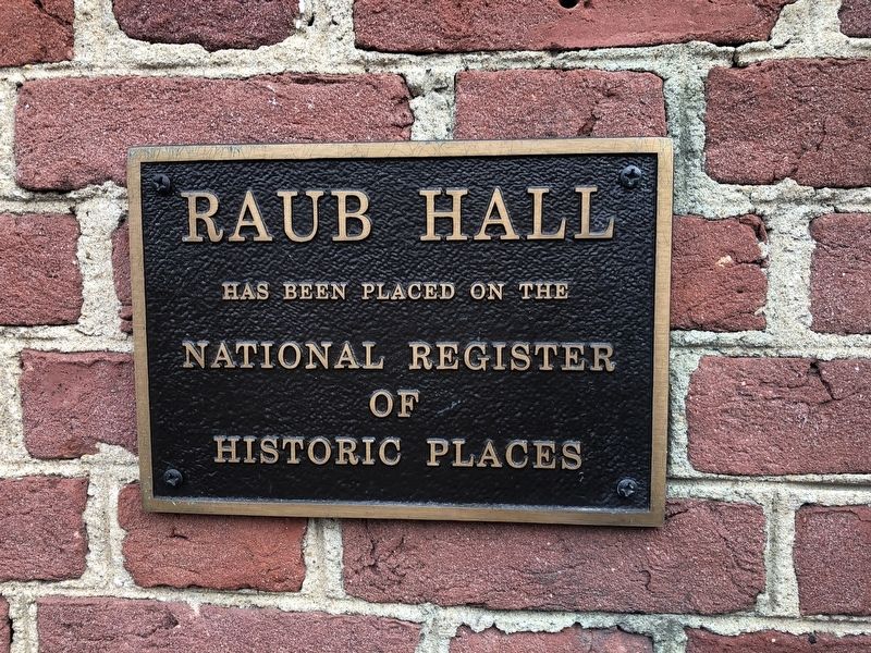 Raub Hall Marker image. Click for full size.
