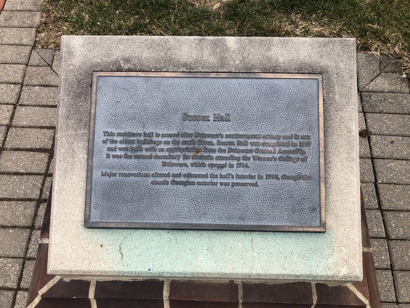 Sussex Hall Marker. Click for full size. Sussex Hall Marker image. Click for full size.