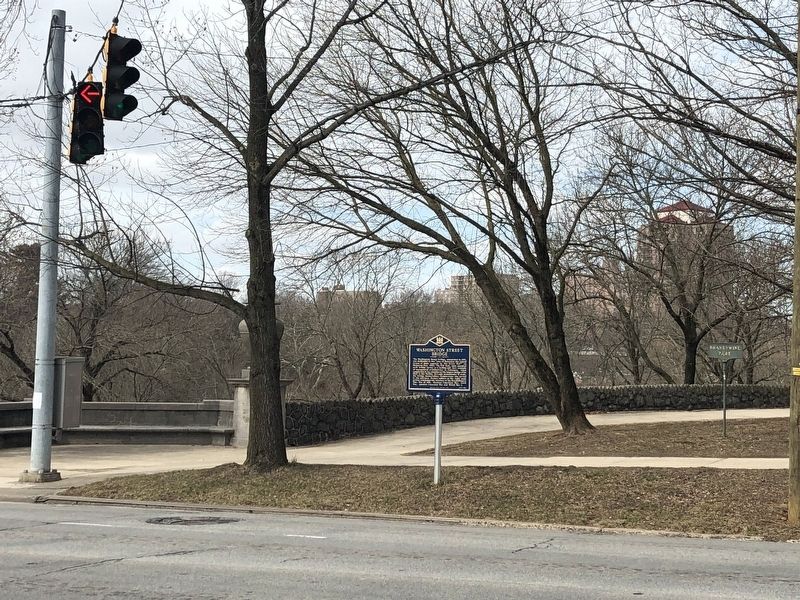 Washington Street Bridge Marker. Click for full size. Washington Street Bridge Marker image. Click for full size.