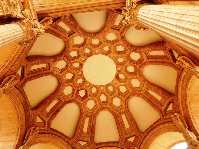 The Palace of Fine Arts Rotunda Ceiling image. Click for full size.