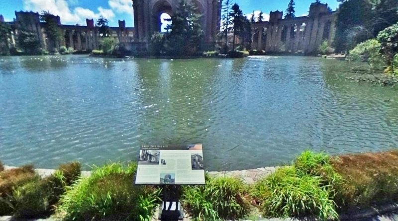 Save the Palace Marker (<i>wide view; overlooking the lagoon</i>) image. Click for full size.