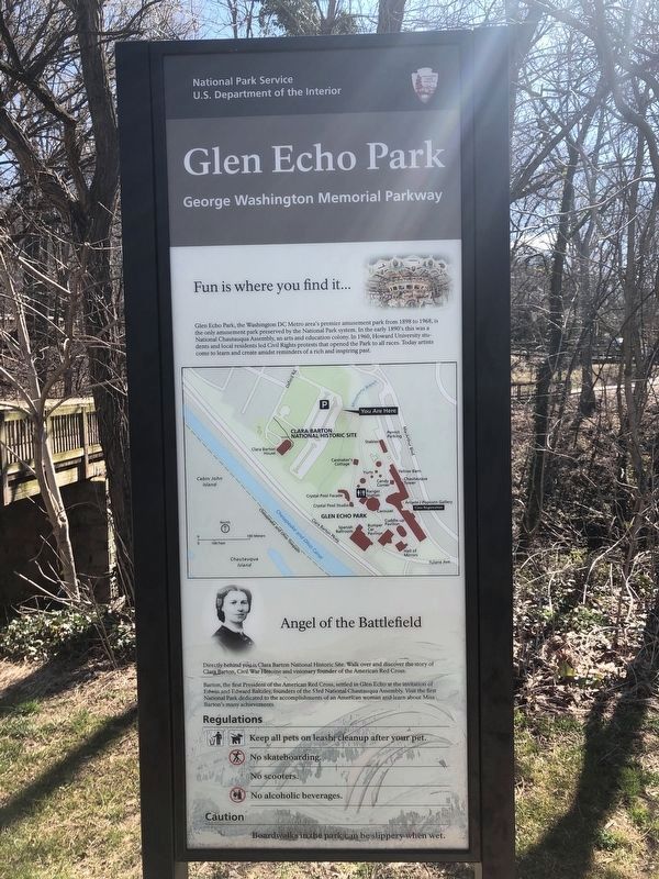 Glen Echo Park Marker image. Click for full size.