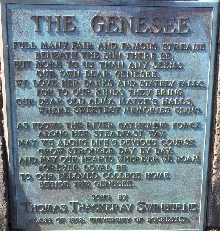 The Genesee Marker. Click for full size. The Genesee Marker image. Click for full size.