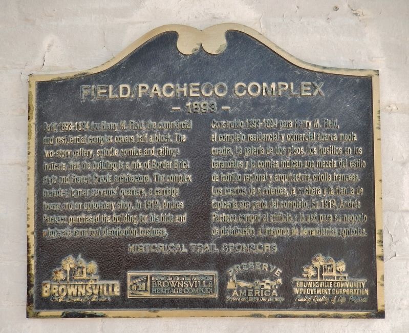 Field/Pacheco Complex Marker image. Click for full size.