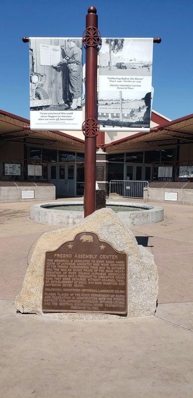 Fresno Assembly Center Marker image. Click for full size.