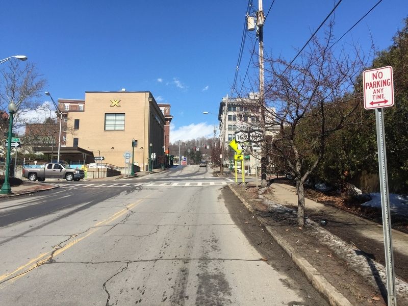 View to the north along Ann Street. Click for full size. View to the north along Ann Street image. Click for full size.