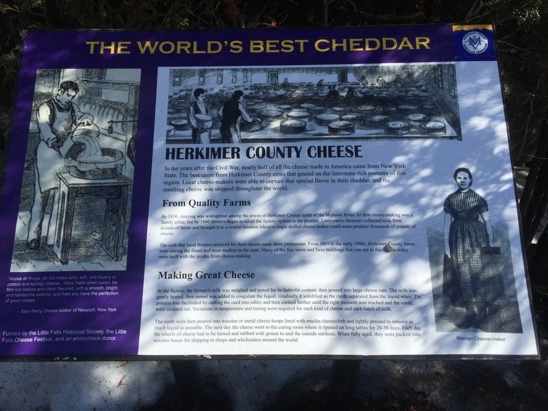 The World's Best Cheddar Marker. Click for full size. The World's Best Cheddar Marker image. Click for full size.