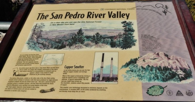 The San Pedro River Valley Marker image. Click for full size.