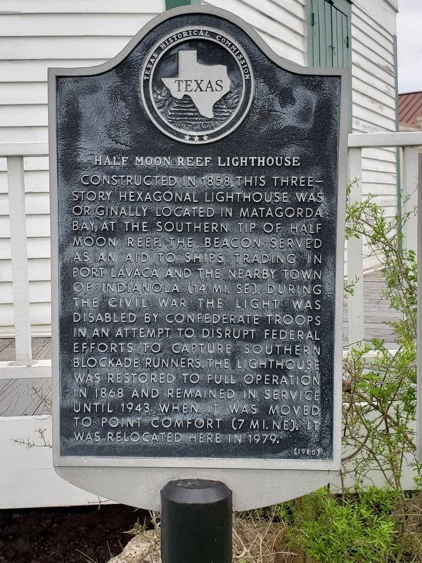 Halfmoon Reef Lighthouse Marker image. Click for full size.