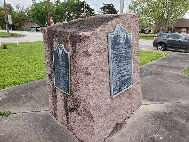 Site of Post West Bernard Station Marker image. Click for full size.