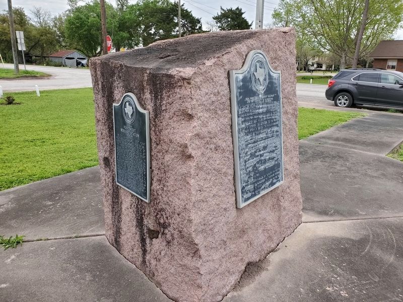 New York, Texas & Mexican Railroad and The Community of Hungerford Marker image. Click for full size.