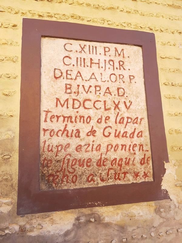 An additional nearby marker for the Royal Road to Campeche image. Click for full size.