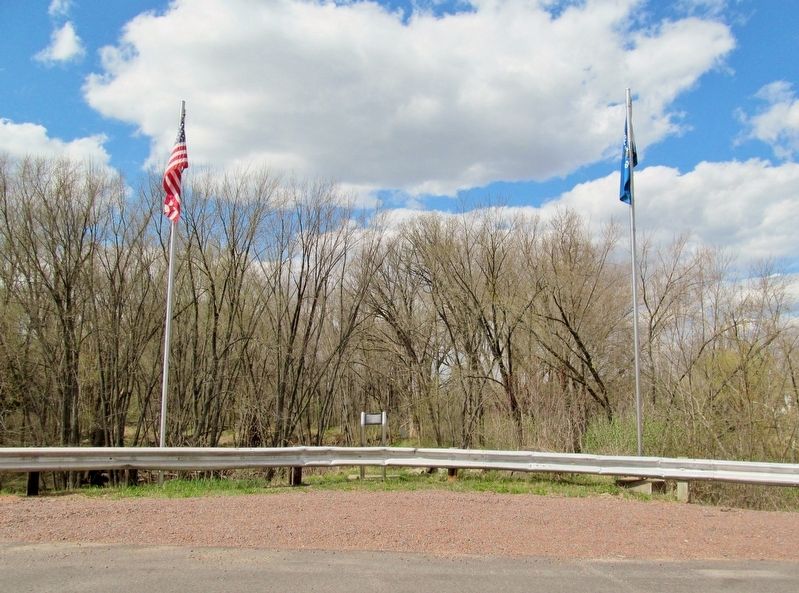 Center of the State of Wisconsin Marker image. Click for full size.