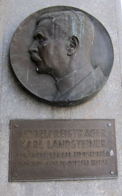 Karl Landsteiner Marker image. Click for full size.
