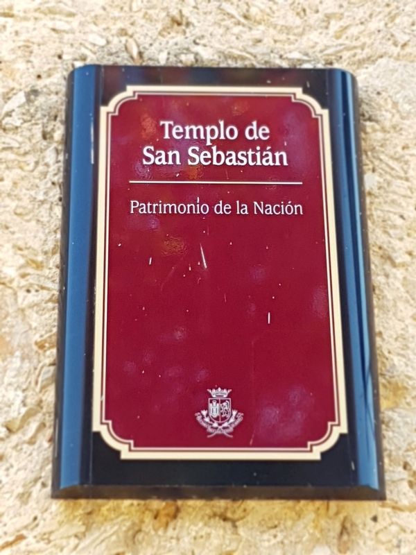 Temple of Saint Sebastian Marker image. Click for full size.