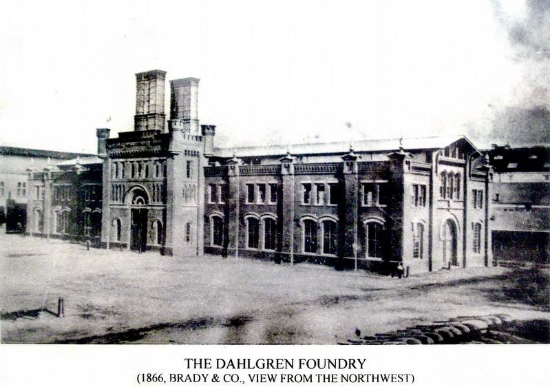 The Dahlgren Foundry<br>1866, Brady & Co. View from Northwest image. Click for full size.