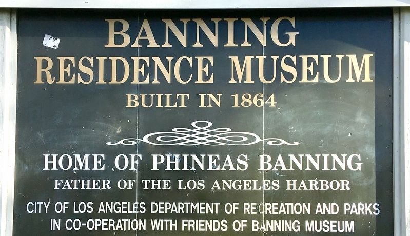 Banning Residence Marker image. Click for full size.