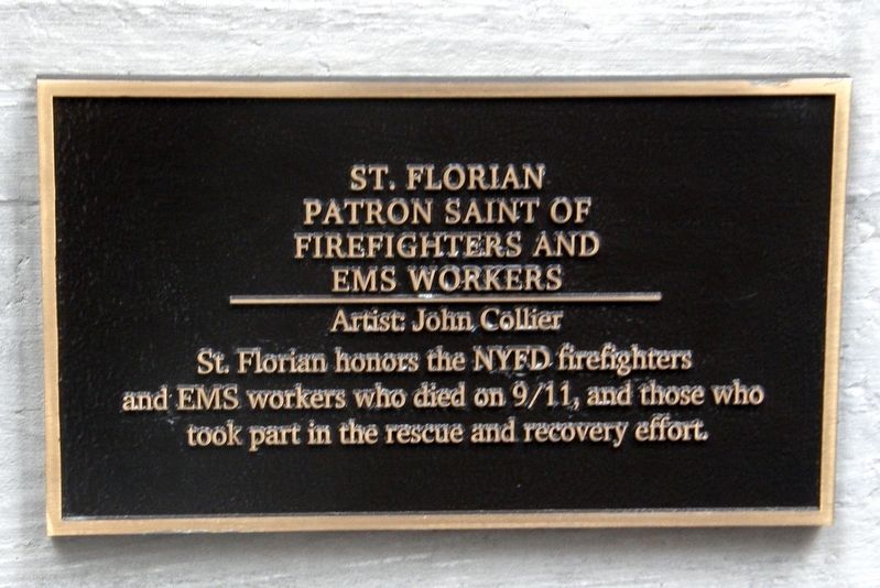 St. Florian Marker. Click for full size. St. Florian Marker image. Click for full size.