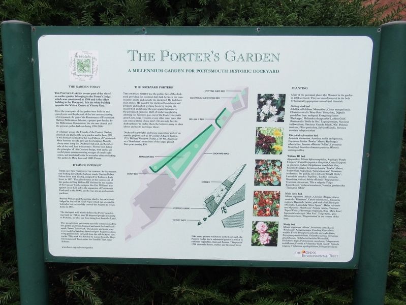 The Porters Garden Marker image. Click for full size.