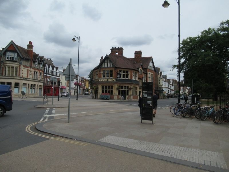 The Plain & Magdalen Bridge Marker image. Click for full size.